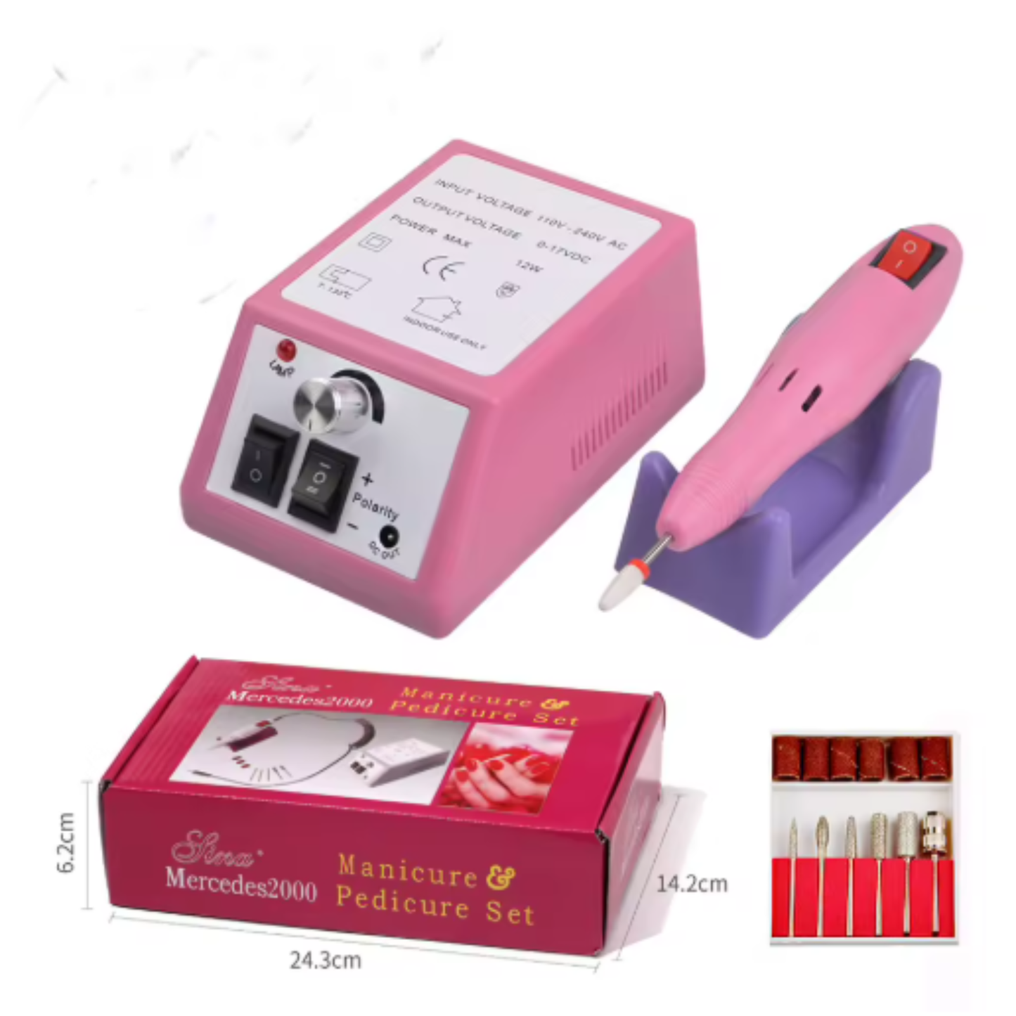Drill de Uñas con Regulador de Voltaje