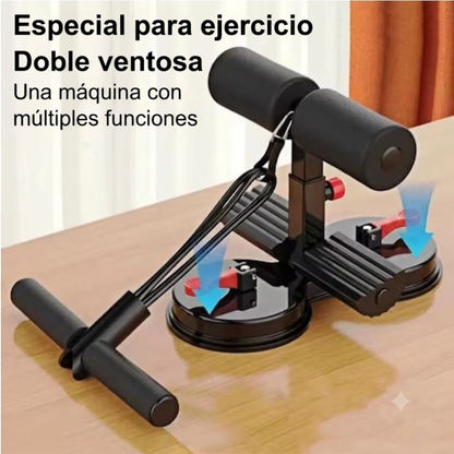 Barra de Abdominales con Succión y Ligas