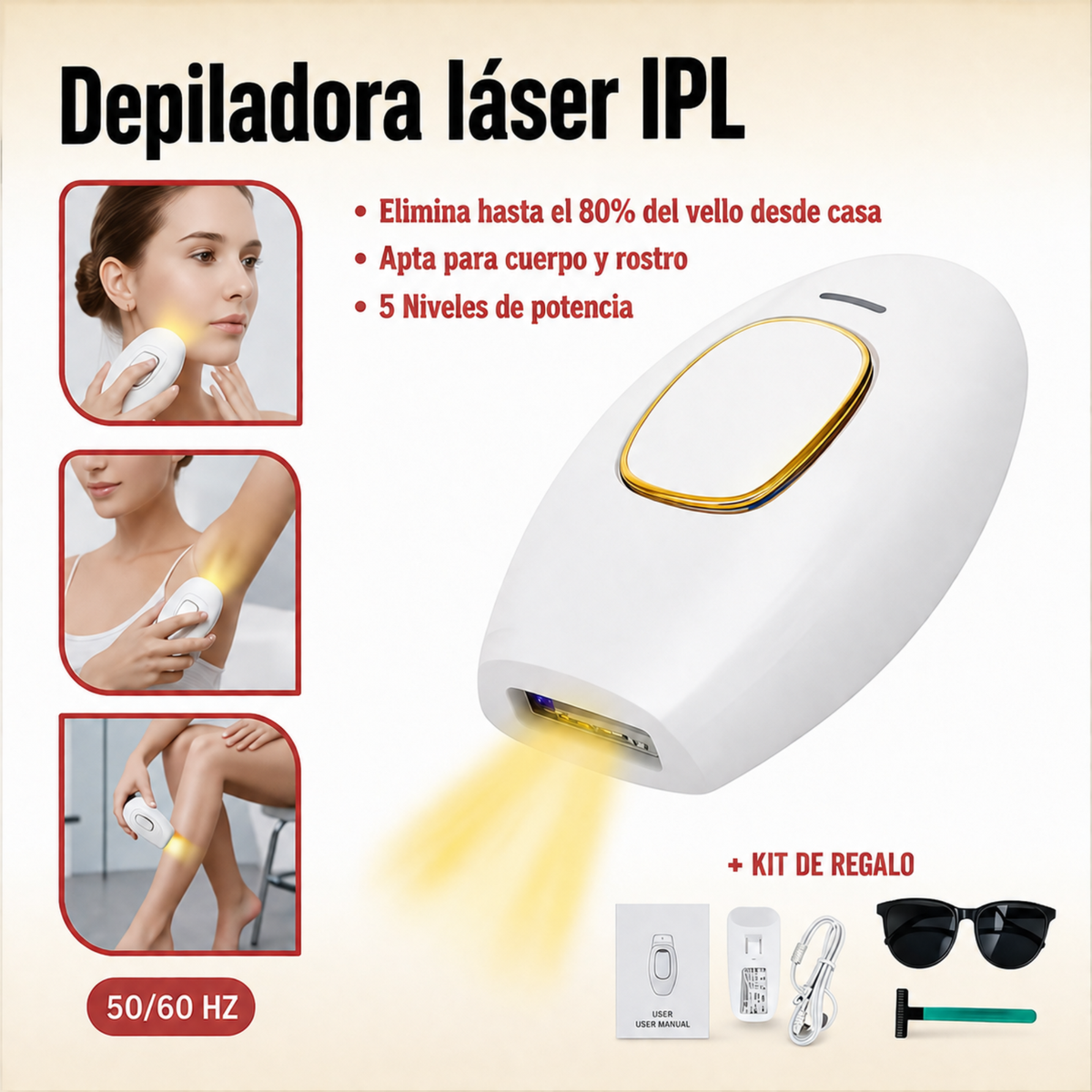 DEPILADORA IPL LASER
