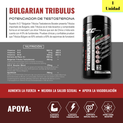 TRIBULUS BULGARIAN 60 caps TESTOSTERONA