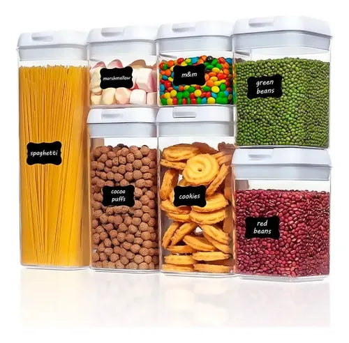 Set de 7 envases para alimentos